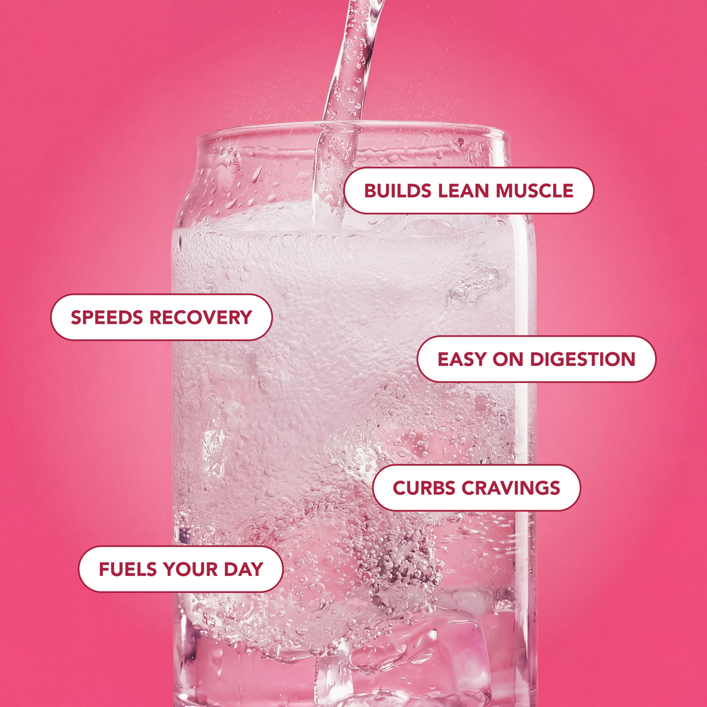 Clear Protein Soda: Cherry Lime (12 Oz. | 12 Pack)